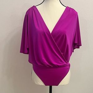 Pink business bodysuit